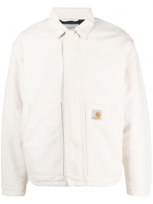 Bavlněná košile Carhartt bílá