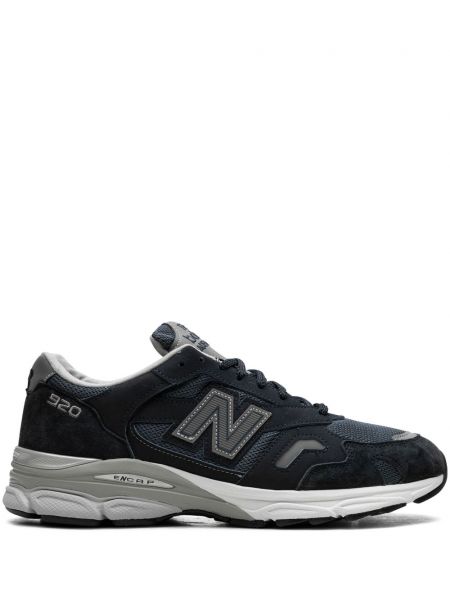 Szarvasbőr sneakers New Balance 920 kék