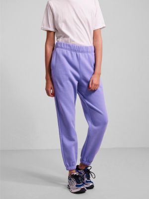 Pantaloni sport Pieces violet
