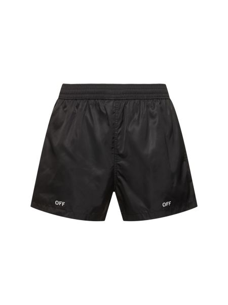 Shorts Off-white svart