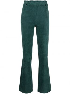 Δερμάτινο παντελόνι Arma πράσινο
