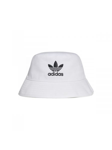 Biały kapelusz Adidas