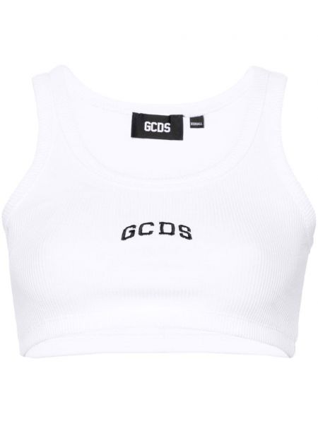 Crop top Gcds hvid