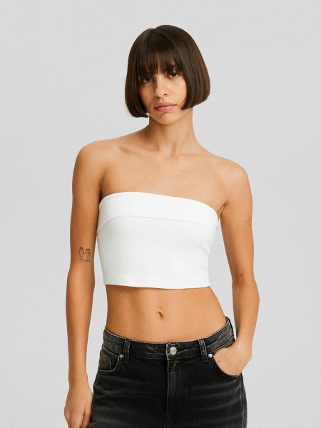 Top bandeau negro bershka best sale