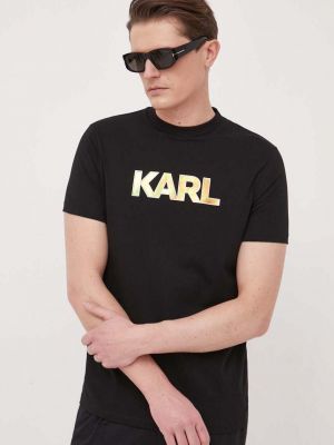 Nyomott mintás póló Karl Lagerfeld