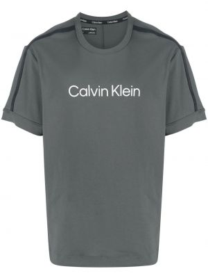 T-shirt Calvin Klein grå