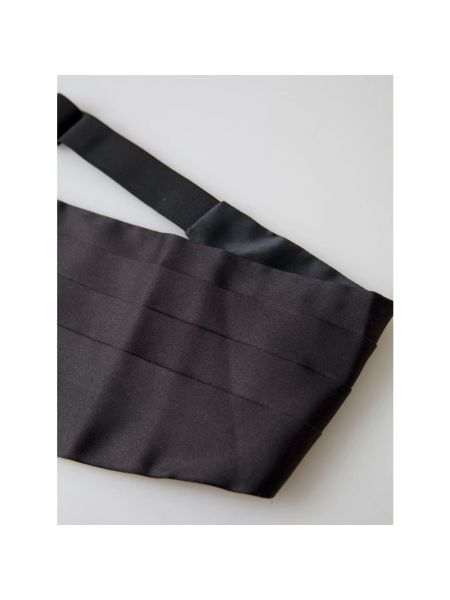Cinturón de seda Dolce & Gabbana negro