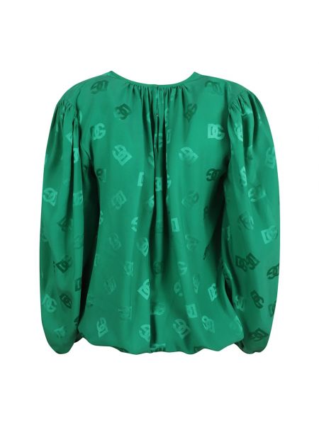 Bluzka Dolce And Gabbana zielona