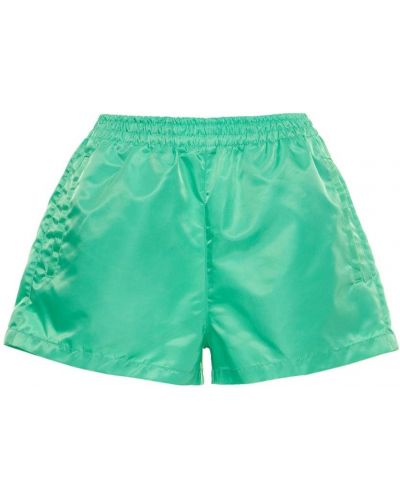 Pantaloni scurți cu perle The Frankie Shop verde