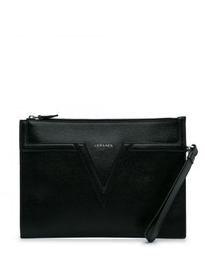 Kožna clutch torbica Versace Pre-owned