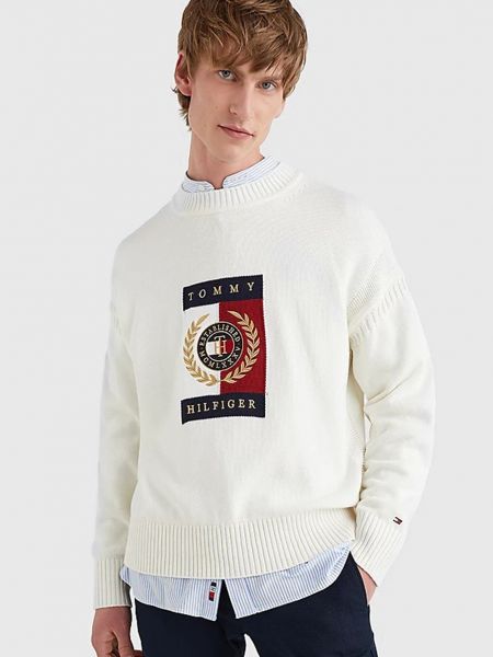 Пуловер Tommy Hilfiger белый