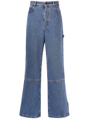 Jeans aus baumwoll ausgestellt Weekend Max Mara blau