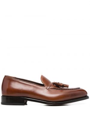 Skinn loafers Salvatore Ferragamo brun