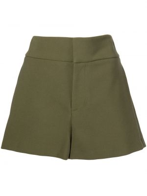 Pantalones cortos de cintura alta Alice+olivia verde