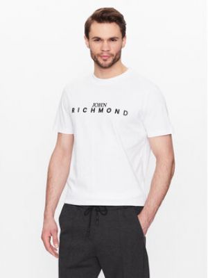 Priliehavé tričko John Richmond biela
