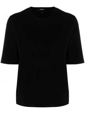 T-krekls džersija Theory melns