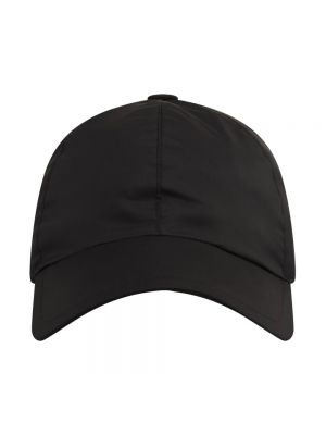 Nylonowa czapka z daszkiem Fedeli czarna