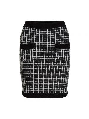 Mini spódniczka elegancka Karl Lagerfeld czarna