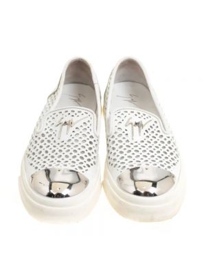 Sneakersy skórzane Giuseppe Zanotti Pre-owned białe