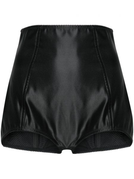 Shorts taille haute Dolce & Gabbana noir