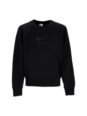 Bluza dresowa z okrągłym dekoltem Nike czarna