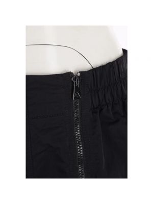 Pantalones de chándal de nailon con cremallera Bottega Veneta negro