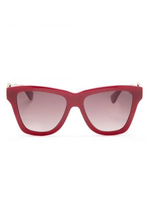 Ochelari de soare cu cataramă Moschino Eyewear roșu