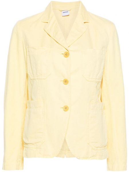 Bavlnená vojenská bunda Aspesi žltá