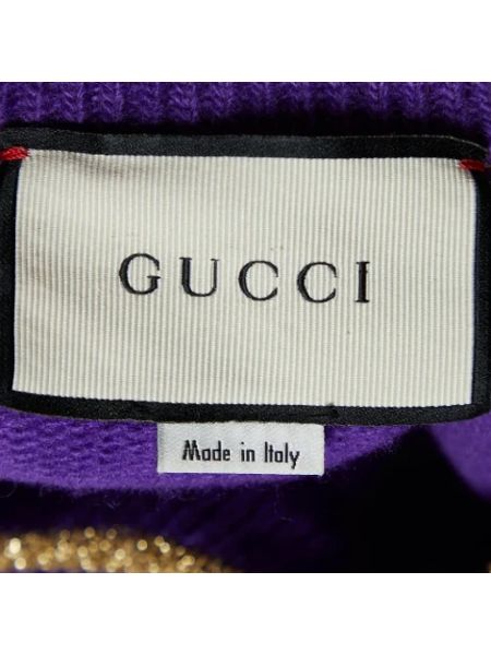 Top de lana Gucci Vintage violeta