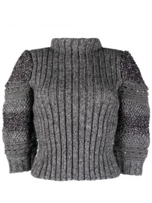 Пуловер Alberta Ferretti сиво