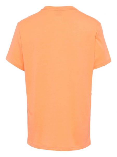 T-shirt aus baumwoll mit print Hugo orange