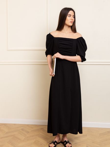 Длинное платье Famo черное