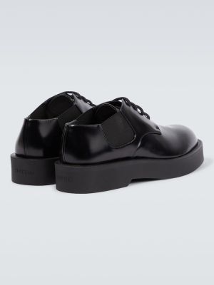 Zapatos derby de cuero Jil Sander negro