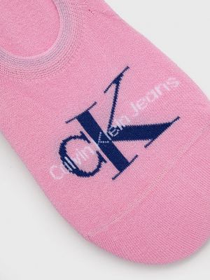 Носки Calvin Klein Jeans розовые