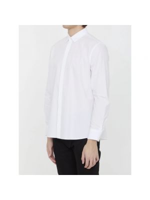 Camisa de algodón con tachuelas Valentino Garavani blanco