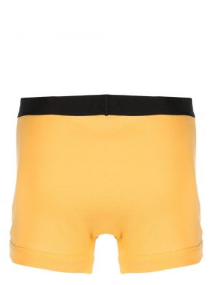 Bavlněné boxerky Tom Ford žluté