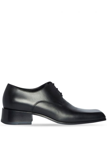 Kožne derby cipele business Balenciaga crna