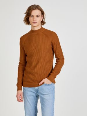 Пуловер Tom Tailor кафяво