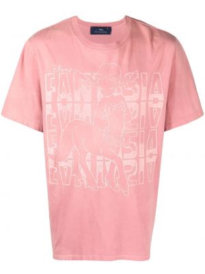 Тениска с принт Stella Mccartney розово