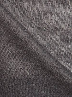 Tank top de lana de punto de lana mohair Auralee gris