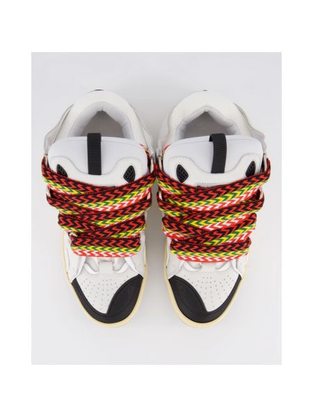 Zapatillas de cuero Lanvin blanco