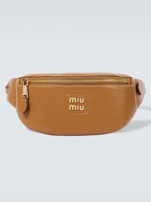 Kožený pásek Miu Miu