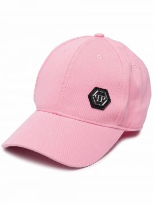 Cappello con visiera Philipp Plein rosa