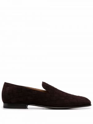 Seemisnahksed loafer-kingad Lardini pruun