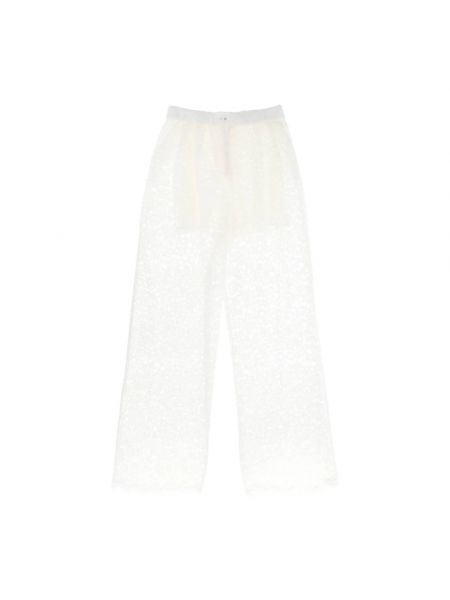 Spodnie ażurowe Dolce And Gabbana białe