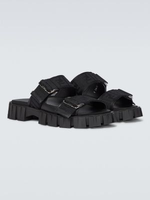 Sandále Fendi čierna