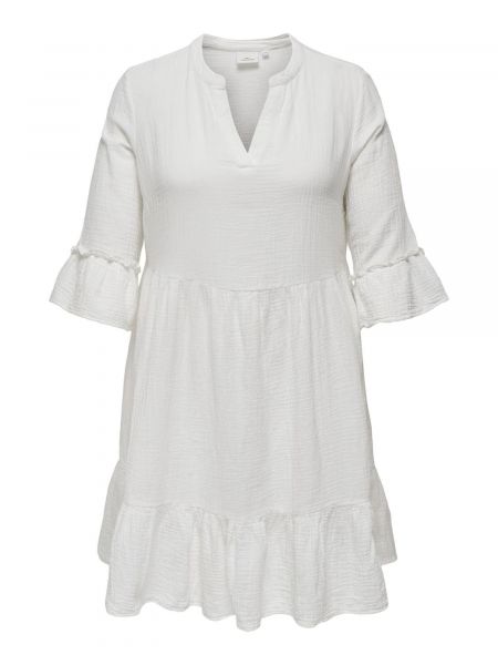 Mini šaty Only Carmakoma biela