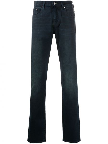 Priliehavé džínsy s rovným strihom Ps Paul Smith modrá
