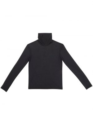 Džemperis ar augstu apkakli Balenciaga melns