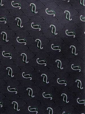 Hedvábná kravata s paisley potiskem Brioni